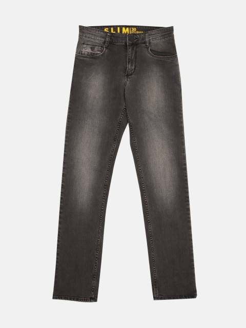 

John Players Men Black Slim Fit Mid-Rise Clean Look Jeans