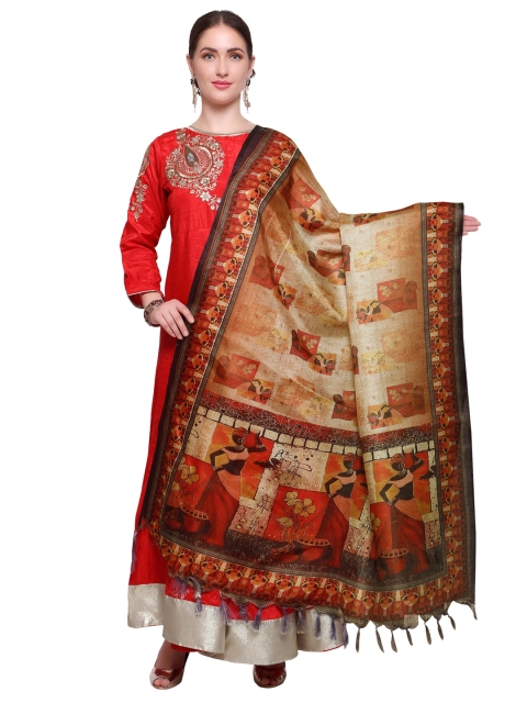 

Saree mall Multicoloured Printed Dupatta, Multi