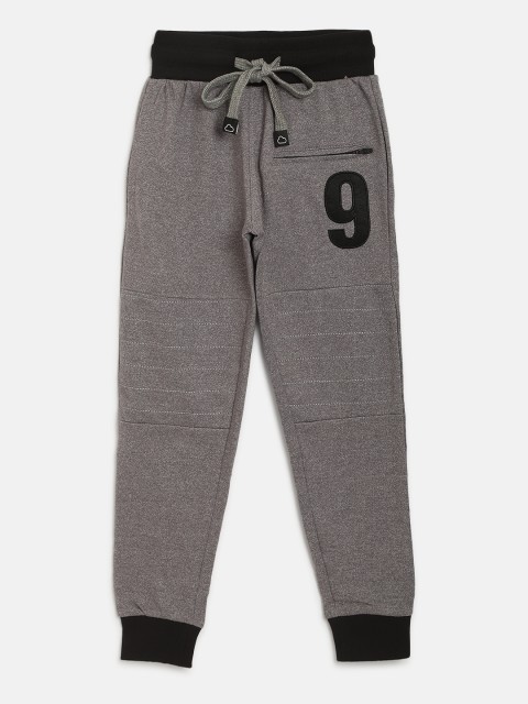 

Sweet Dreams Boys Charcoal Grey Solid Cotton Knitted Joggers