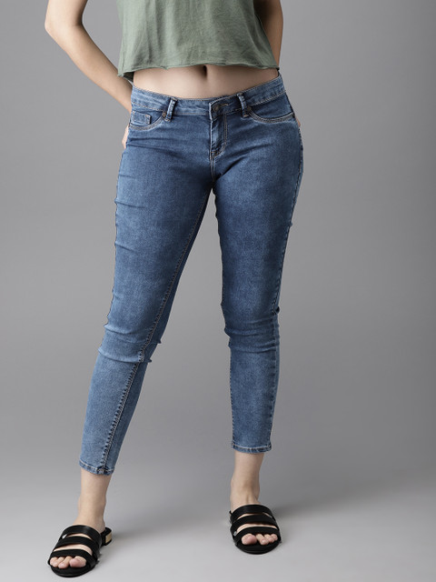 

HERE&NOW Women Blue Jeggings