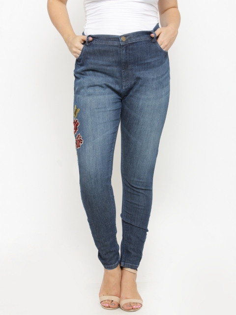 

plusS Women Blue Regular Fit Mid-Rise Clean Look Jeans