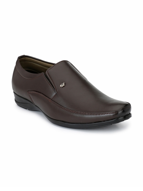 

Ferraiolo Men Brown Formal Slip-On Shoes