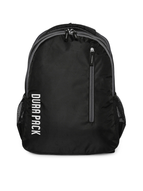 

Durapack Unisex Black Solid Backpack