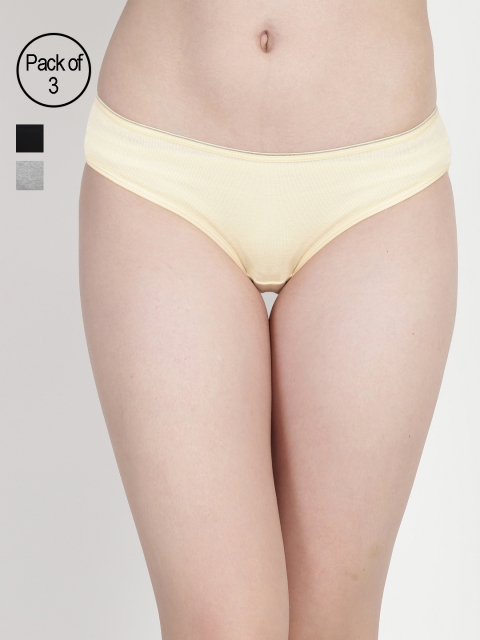 

Leading Lady Women Pack of 3 Assorted Basic Briefs RIBBS-3