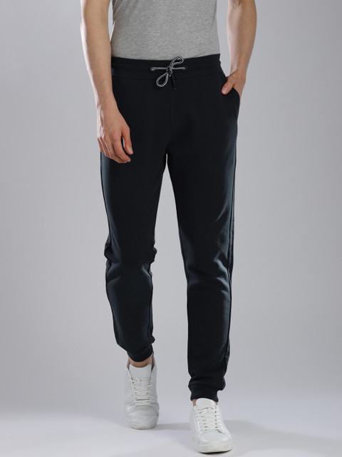 

GAS Men Navy Blue Regular Fit Solid Joggers
