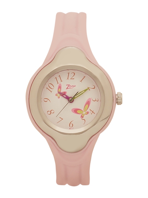 

Zoop Unisex Cream Analogue watch NLC2001PP03