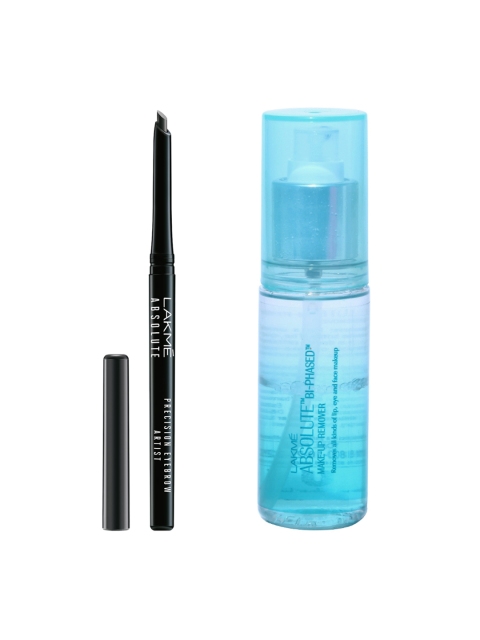 

Lakme Precision Eyebrow Artist & Absolute Bi-Phased Make-Up Remover, Black