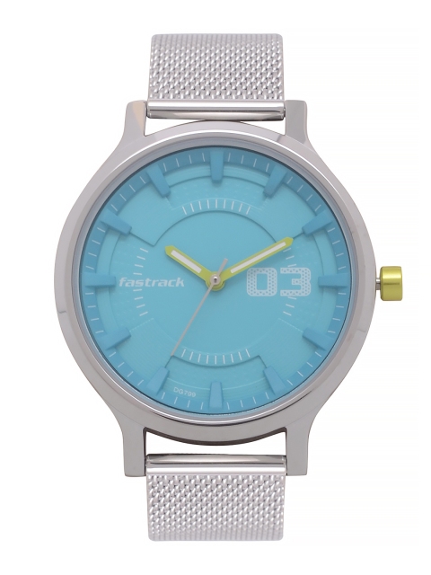 

Fastrack Unisex Blue And Silver Analogue Watch