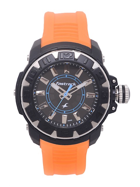 

Fastrack Unisex Black Analogue Watch NK9334PP04