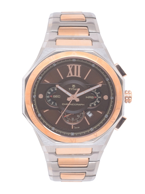 

Titan Men Brown Analogue Watch NK1716KM01