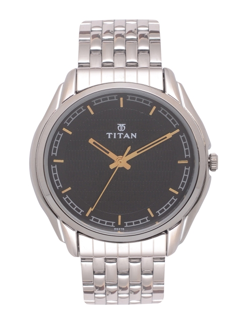 

Titan Men Black Analogue Watch NK1578SM06