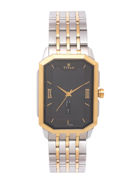 

Titan Men Black Analogue Watch 1742BM01