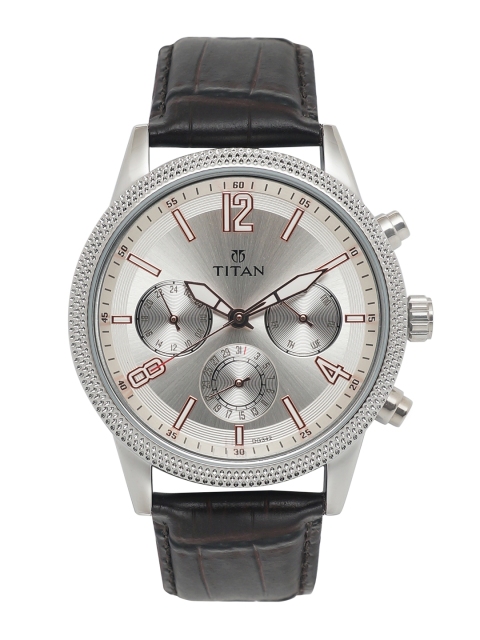 

Titan Workwear Men Silver Analogue watch NL1734SL01