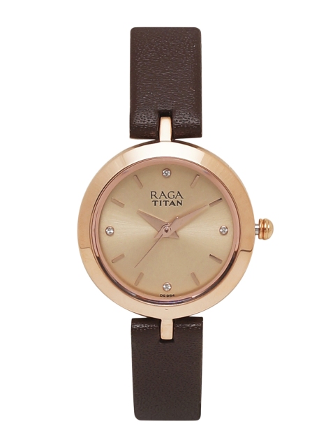 

Titan Women Beige Analogue Watch 2540WL01