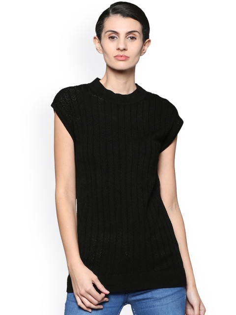 

Van Heusen Woman Black Solid Top