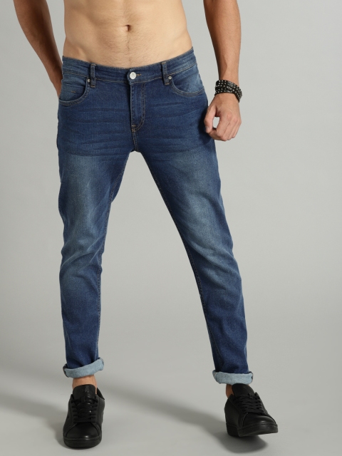 

Roadster Fast and Furious Men Blue Slim Fit Mid-Rise Clean Look Stretchable Jeans