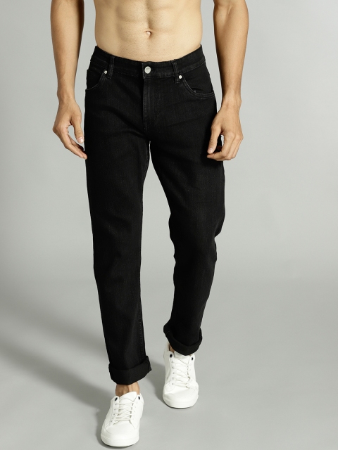 

Roadster Men Black Slim Fit Mid-Rise Clean Look Stretchable Jeans