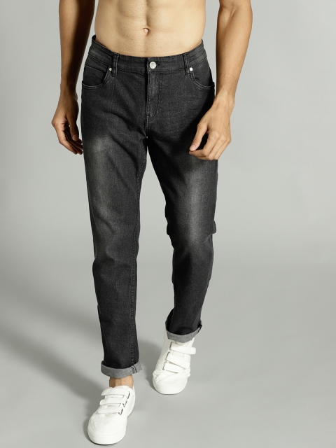 

Roadster Men Charcoal Grey Slim Fit Mid-Rise Clean Look Stretchable Jeans