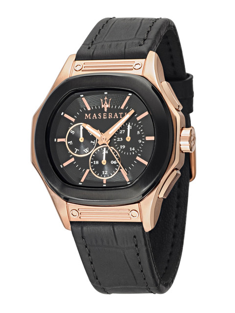 

Maserati Men Black Analogue Watch
