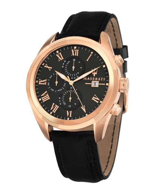 

Maserati Men Black Analogue Watch