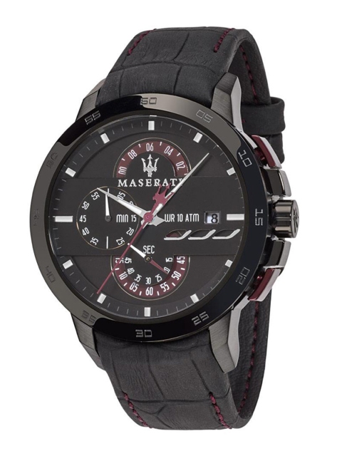 

Maserati Men Black Analogue Watch