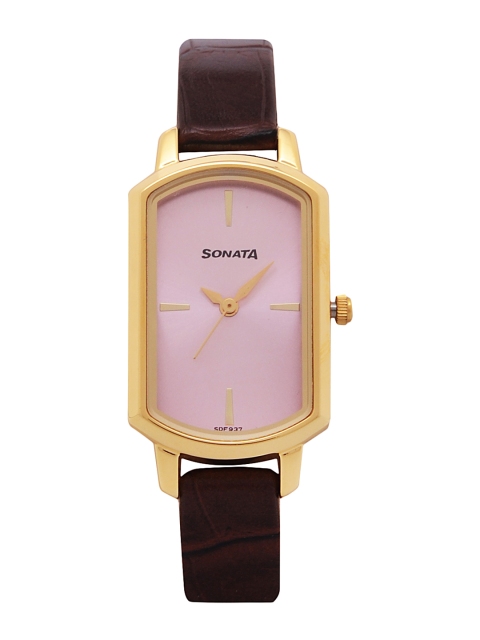 

Sonata Women Pink Analogue Watch NK8139YL03