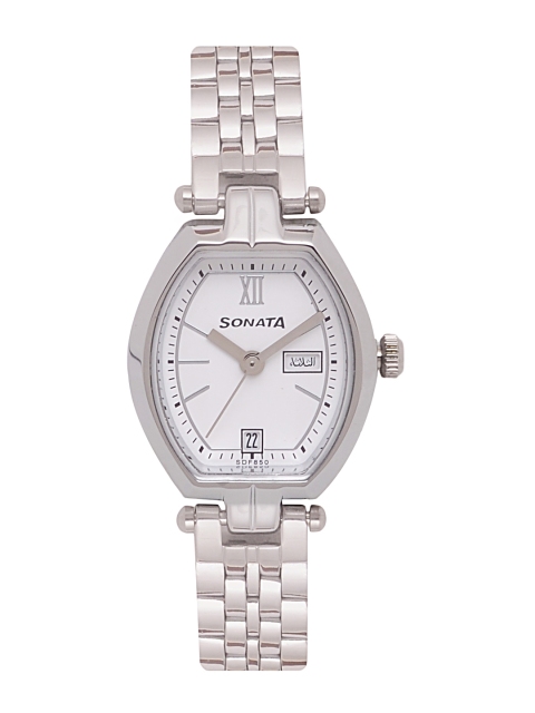 

Sonata Women Silver-Toned Analogue Watch NK8083SM03