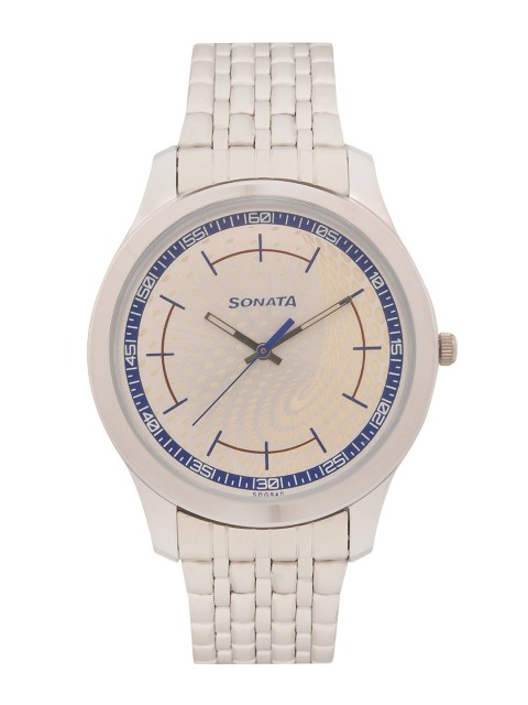 

Sonata NXT Men Beige Analogue watch 77063SM05