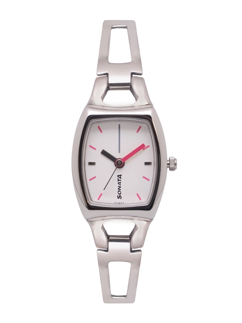 

Sonata Women White Analogue Watch NK8926SM01