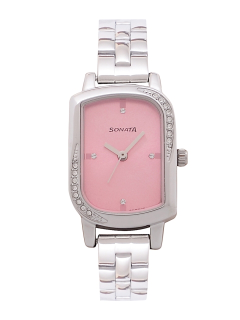 

Sonata Women Pink Analogue Watch NK87001SM05