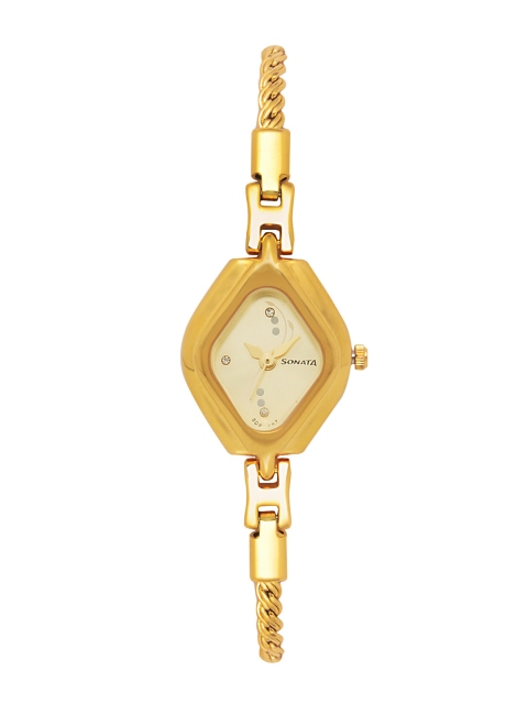 

Sonata Women Gold-Toned Analogue Watch NK87010YM02