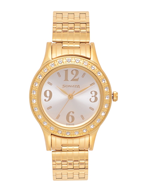 

Sonata Women Silver-Toned Analogue Watch NK8123YM01