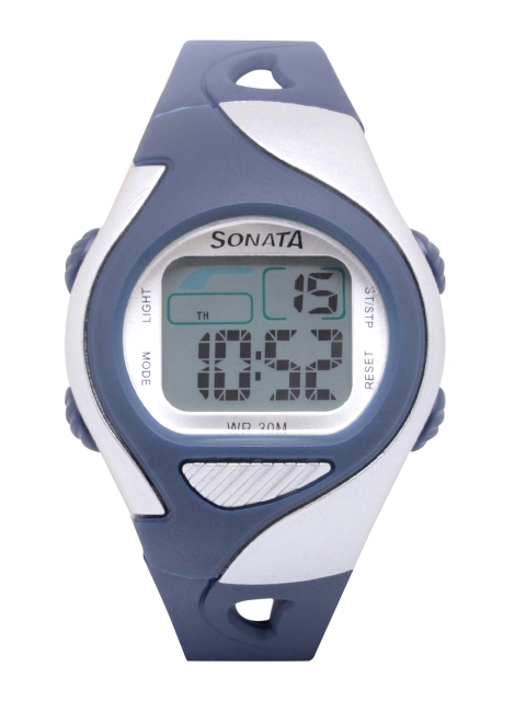 

Sonata Unisex Grey Digital Watch NH87011PP03