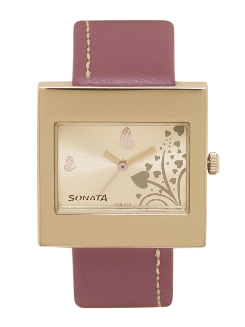 

Sonata Women Gold-Toned Analogue Watch NG8965SL02AC