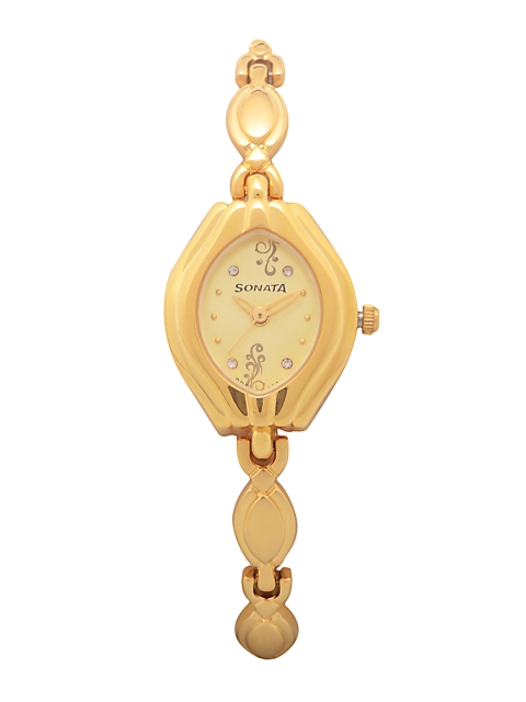 

Sonata Women Gold-Toned Analogue Watch NK87009YM02