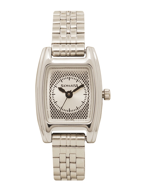 

Sonata Women Silver-Toned Analogue Watch NK8103SM02