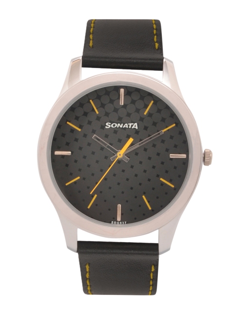 

Sonata NXT Men Black Analogue watch 77063SL05