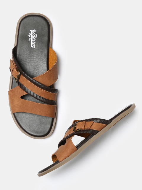 

Roadster Men Tan Brown Comfort Sandals