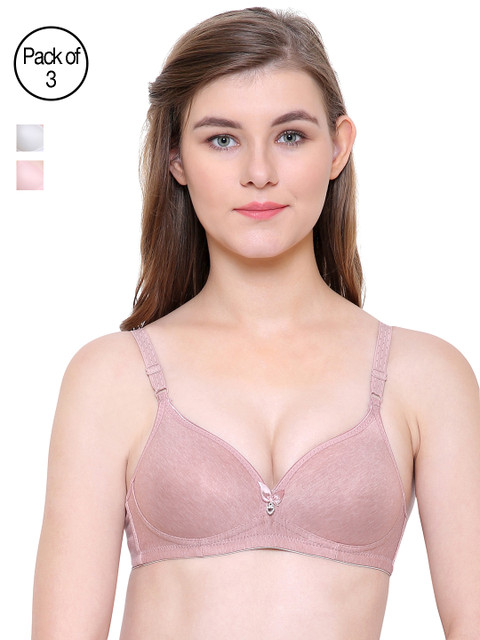 

Friskers Pack Of 3 Push Up Bras FO-2039-02-10-21, White