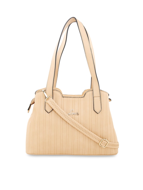 

Lavie Beige Textured Shoulder Bag