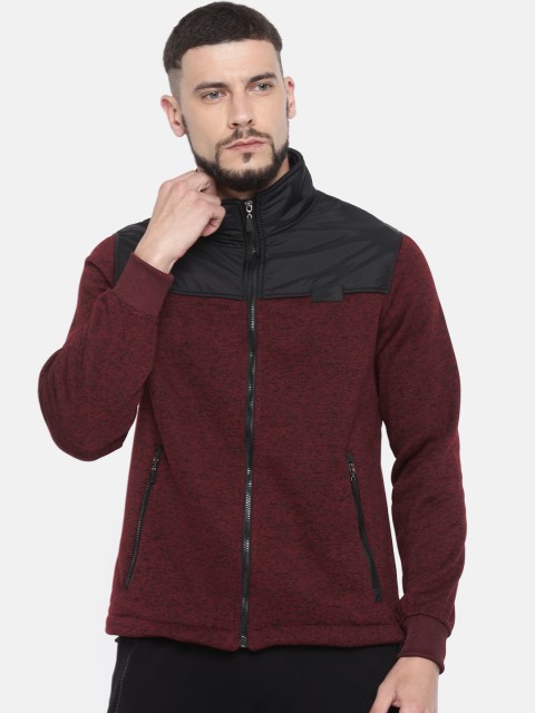 

HRX by Hrithik Roshan Men Maroon Solid Sweatshirt