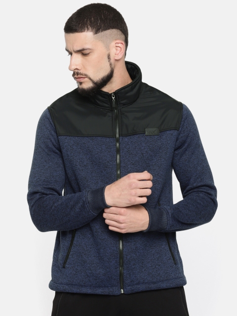

HRX by Hrithik Roshan Men Navy Blue Solid Sweatshirt