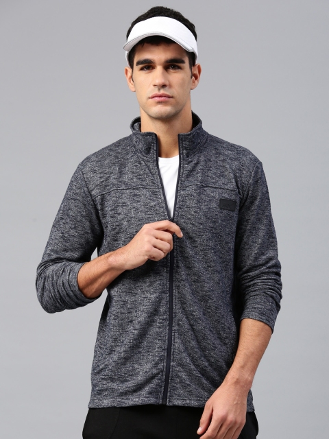 

HRX by Hrithik Roshan Men Navy Blue Solid Sweatshirt