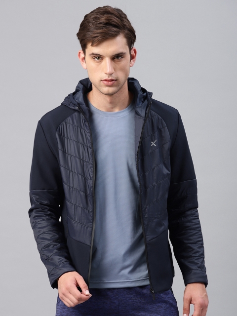 

HRX by Hrithik Roshan Men Navy Solid Active Sporty Jacket, Navy blue