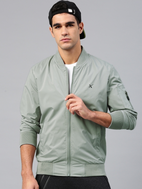 

HRX by Hrithik Roshan Men Grey Solid Bomber