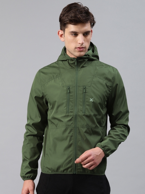 

HRX by Hrithik Roshan Men Olive Green Solid Sporty Jacket