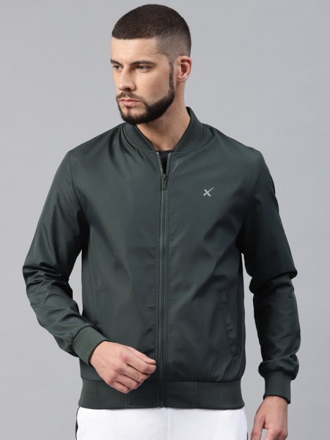

HRX by Hrithik Roshan Men Grey Solid Bomber