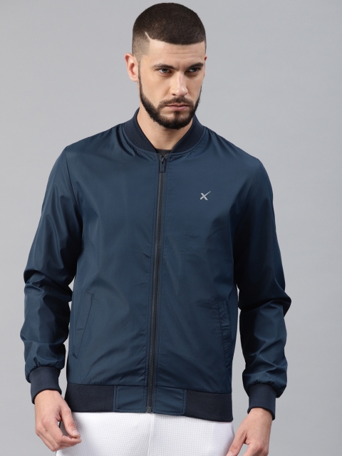

HRX by Hrithik Roshan Men Navy Blue Bomber Outdoor Jacket