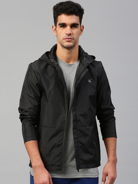 

HRX by Hrithik Roshan Men Black Solid Sporty Jacket