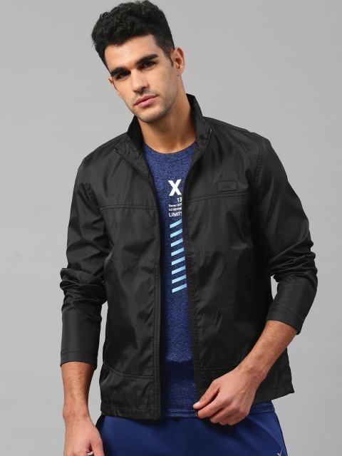 

HRX by Hrithik Roshan Men Black Solid Sporty Jacket